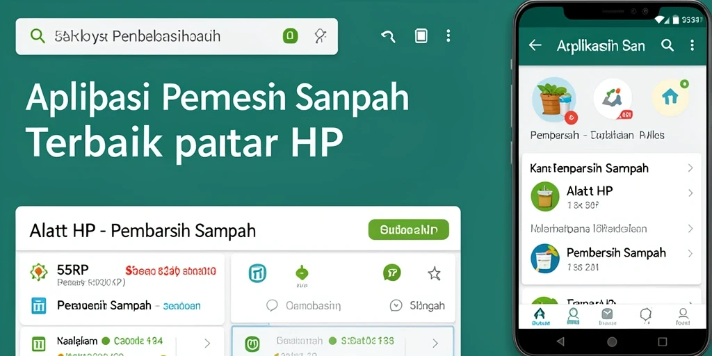 Antarmuka 55RP yang bersih dan fungsional untuk Pembersih Sampah.