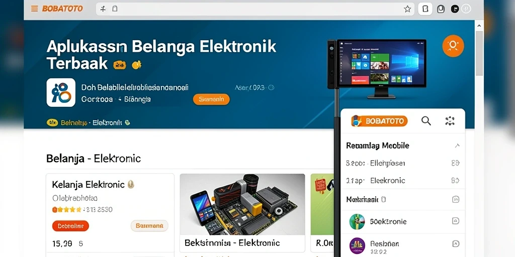 Antarmuka pengguna BOBATOTO yang modern dan intuitif.