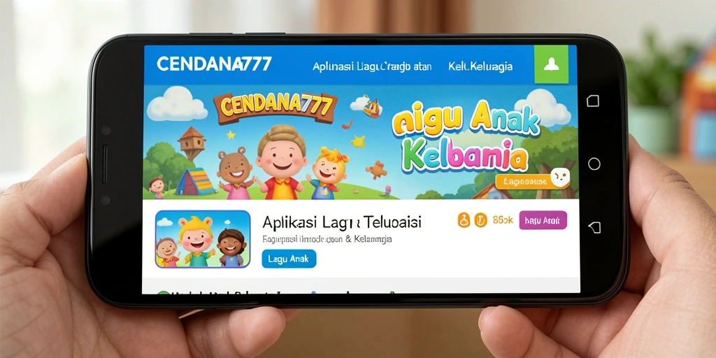 Tampilan antarmuka CENDANA777 yang ceria dan menyenangkan untuk anak-anak.