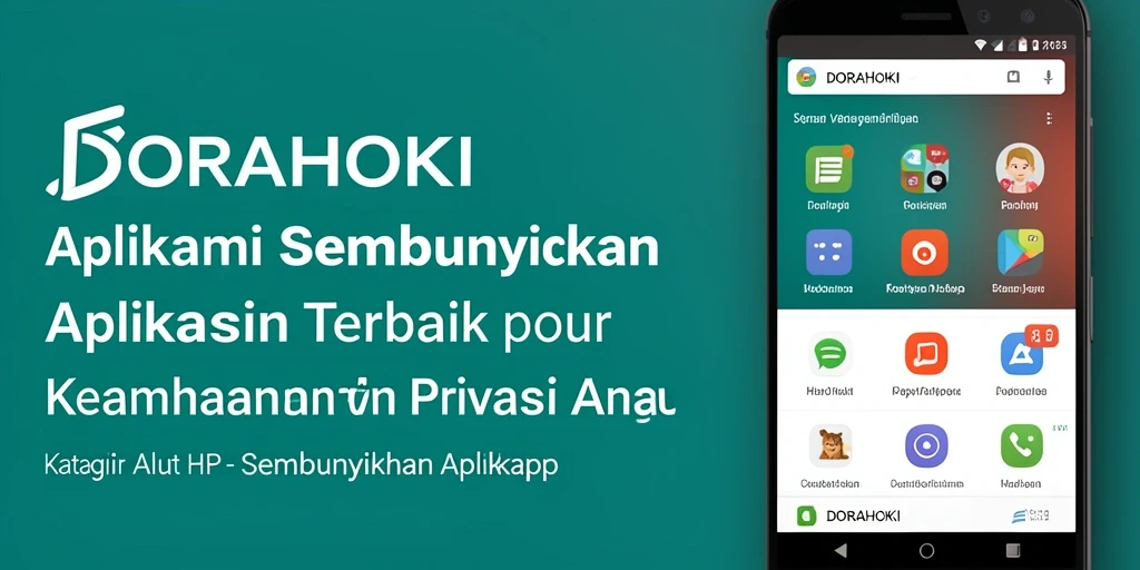 Antarmuka DORAHOKI yang sederhana untuk menyembunyikan aplikasi.