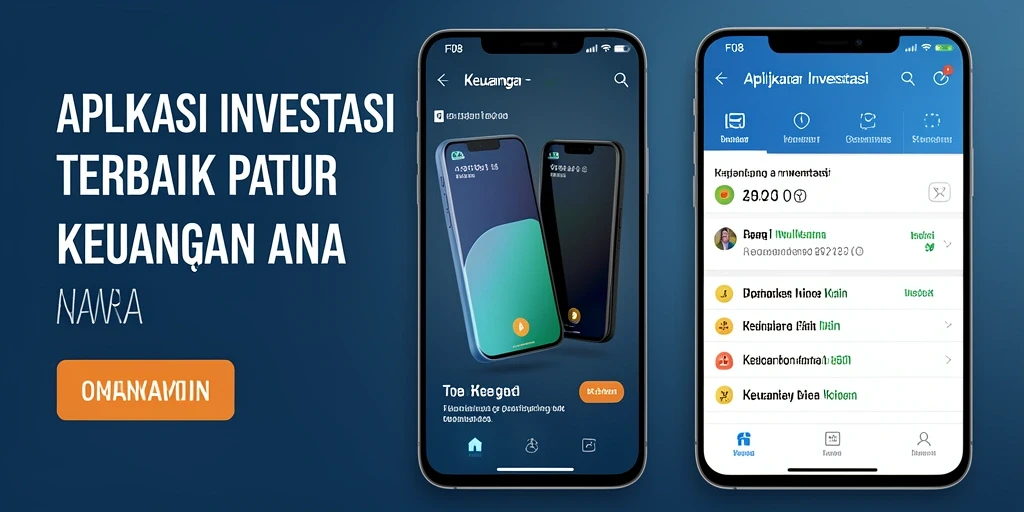 Tampilan antarmuka F08 dengan fitur investasi yang intuitif.