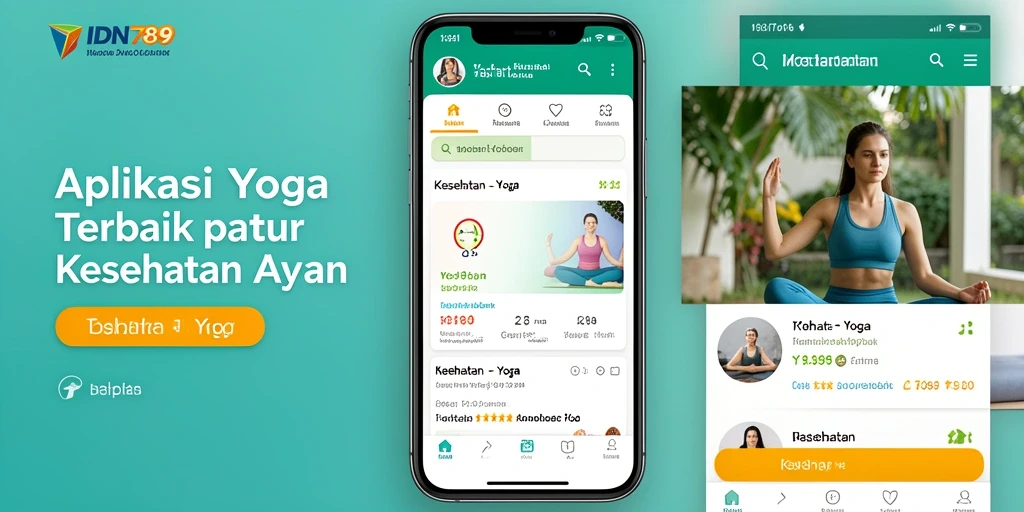 Tampilan antarmuka IDN789 yang memudahkan navigasi dan penggunaan yoga.