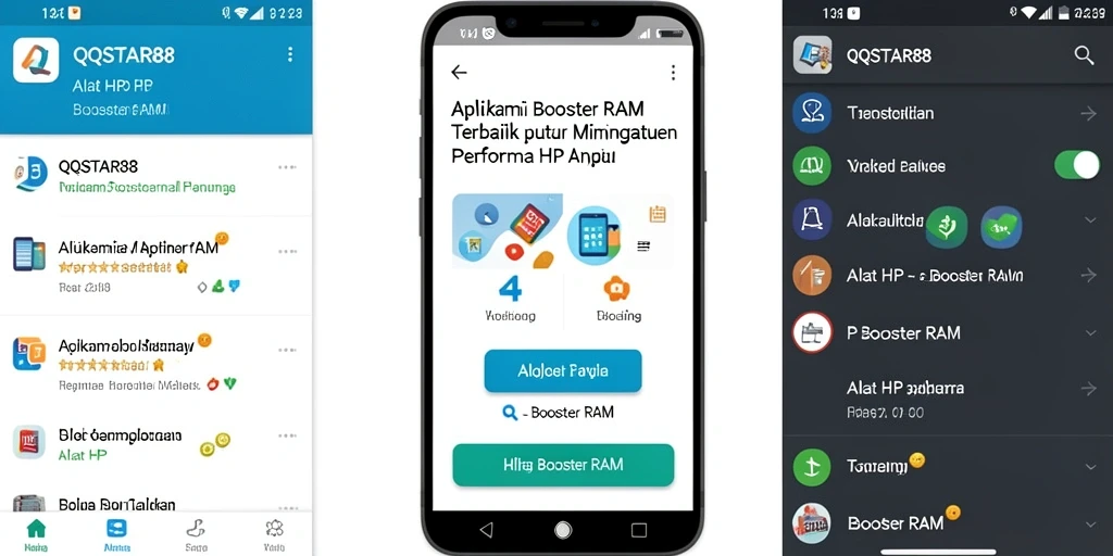 Tampilan antarmuka utama QQSTAR88 yang intuitif dan efisien.