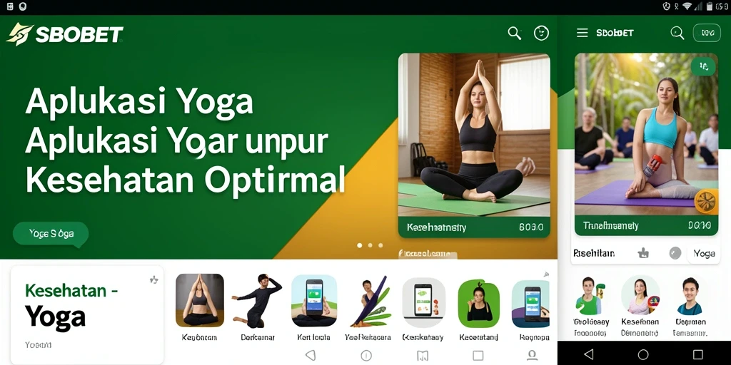 Antarmuka aplikasi Yoga SBOBET yang ramah pengguna.