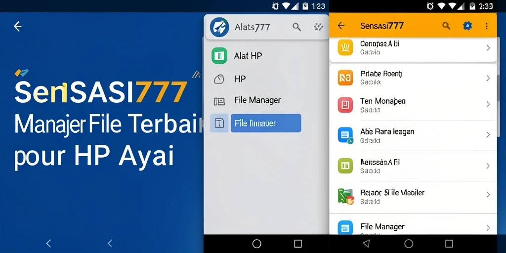 Antarmuka SENSASI777 yang intuitif dan mudah digunakan untuk File Manager.